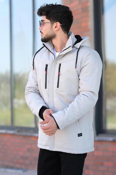 Stilkombin Double Chest Zippered Waterproof Puffer Jacket PLDP 2941-50265