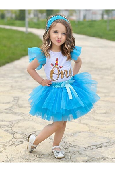 muzur kids Τούλι με στάμπα από βαμβάκι χτενισμένο / Φούστα από ανάγλυφο τούλι...