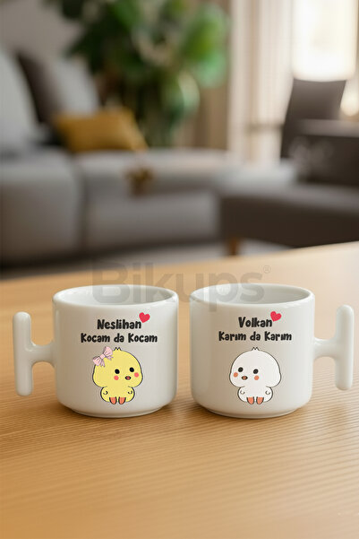 karım da karım kocam da kocam Çiftlere Özel Kocamda Kocam Nescafe Fincanı T kulp 2li