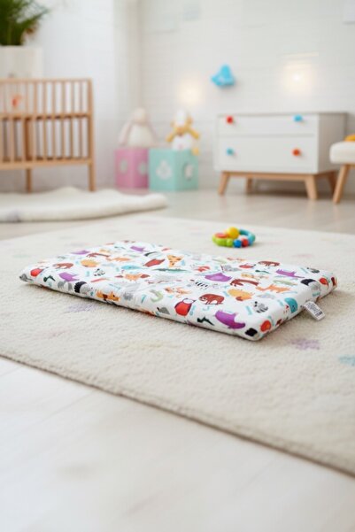 yorni Sızdırmaz Elyaf Dolgulu Bebek Alt Açma, Yer Minderi 76x61cm