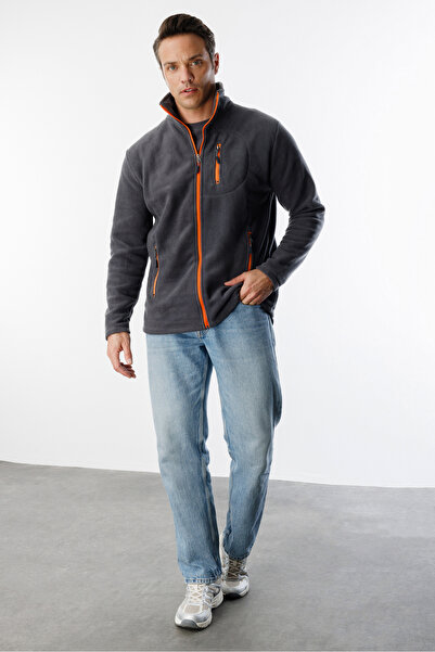 GENIUS STORE Men's Fleece Full Zip 3 Pockets Outdoor Fleece Jacket Tactical Flecee POLAR-GNS