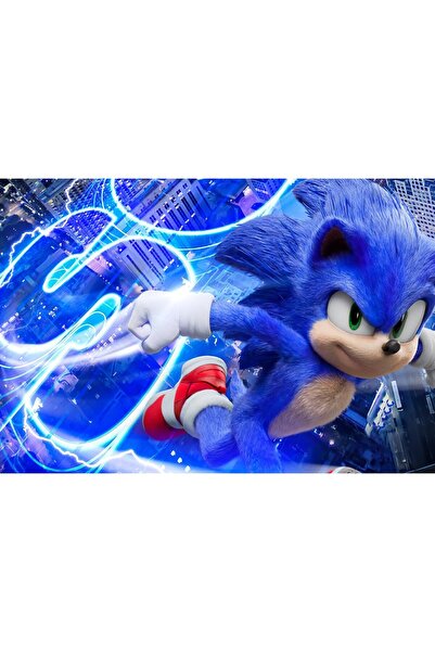 OEM Poster Sonic The Hedgehog 2020 Movie, 61x90cm, poster486, Zumzeria