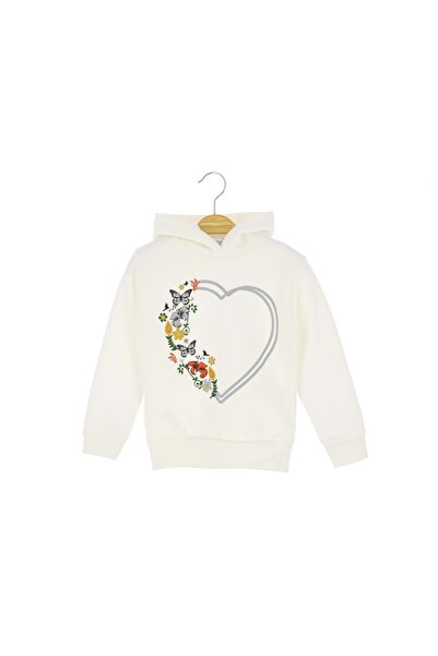 atabay MAJICA SA SREĐENIM SRCELOM I TRI NAVOJA Sa kapuljačom Ecru