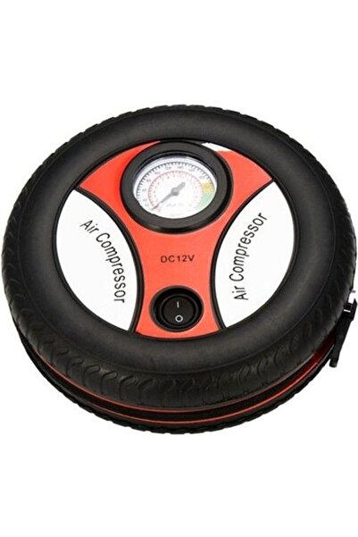 AEM Araç lastik hava kompresörü yuvarlak taşınabilir 12volt 260psi AEM19 1501