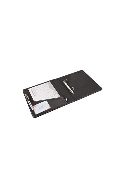 Hype Store 2K A534S A5 جلد صناعي خلفي 4 سم 2 حلقة Elite Folder أسود، A5
