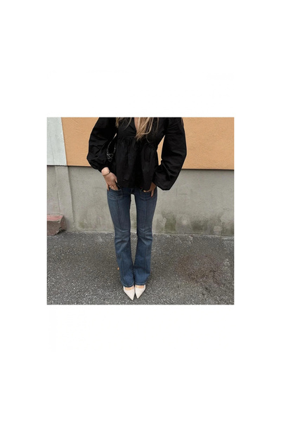 Mokşa Low Waist Bootcut Pocket Jeans