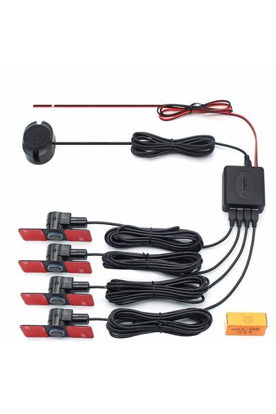 Niken Araç geri park sensörü oem göz model ses ikazlı gri