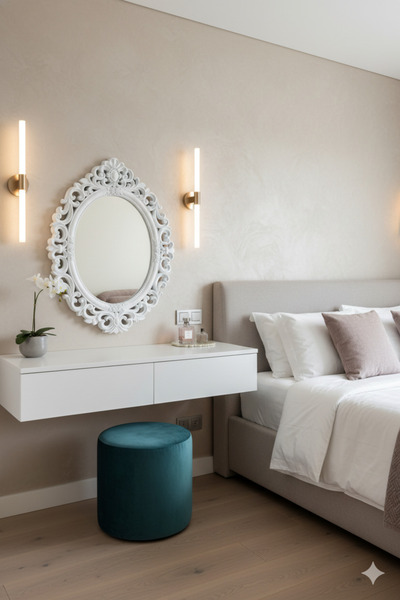 Generic Artistic mirror with a wavy frame – a touch of modern luxury. 72cm * 57cm