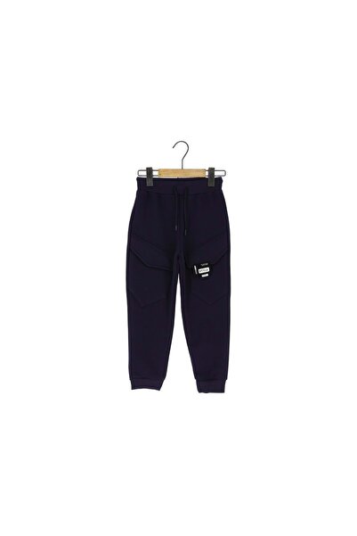 atabay Pantaloni de trening cu trei fire, cu buzunare cu logo, albastru închis