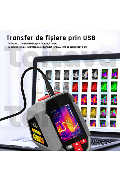 BSIDE Thermal Imaging Camera HX4, IR 256x192, 25Hz, -20°C~550°C, 2.4" Screen