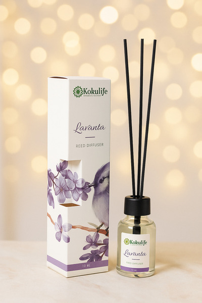 NURDAY Kokulife Lavanta & Japon Çiçeği Reed Diffuser – Dekoratif Oda Kokusu 5...