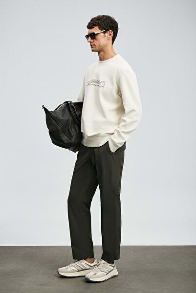 Lufian 112030171 Ανδρικό φούτερ Luther ΛΕΥΚΟ