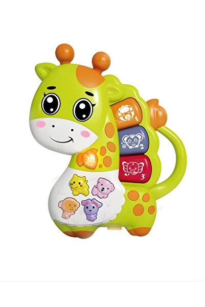 KentOyuncaK Küçük Zürafa Elektronik Piyano - Yeşil