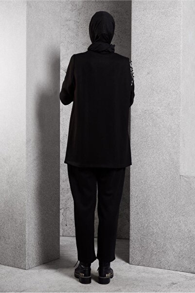 Alvina 45158 Model Patterned Pants Set