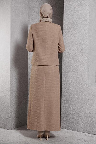 Alvina 30506 Model Buttoned Skirt Set