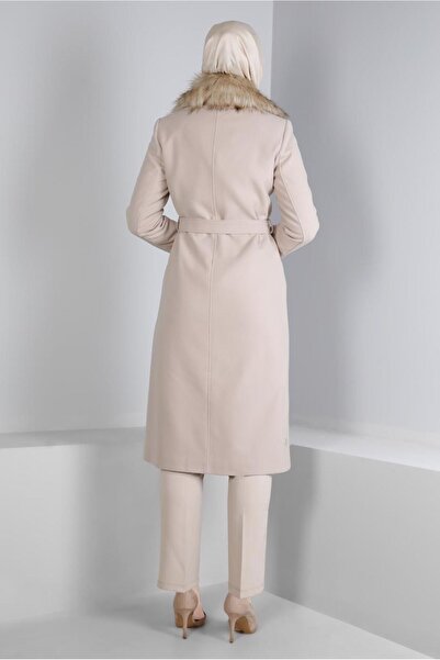 Alvina FUR COLLAR BELLY COAT 90393