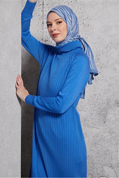 Alvina Ankle Collar Knitting Tunic 44930