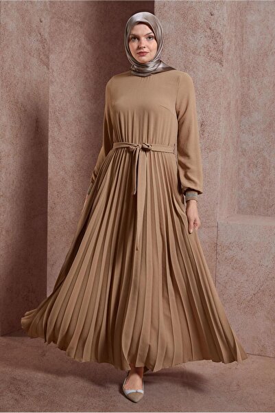 Alvina فستان بحزام مطوي 42647