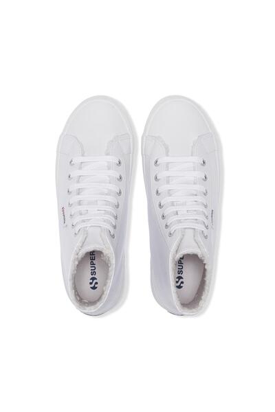 Superga 2341 Alpina Vegan Faux Leather Fur Kadın Mavi Bot