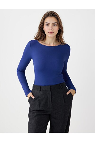 Jimmy Key Bluză tricotată cu decolteu bateau Saks