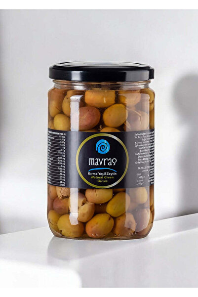Mavras Edremit Tipi Taze Kırma Yeşil Zeytin 500 g
