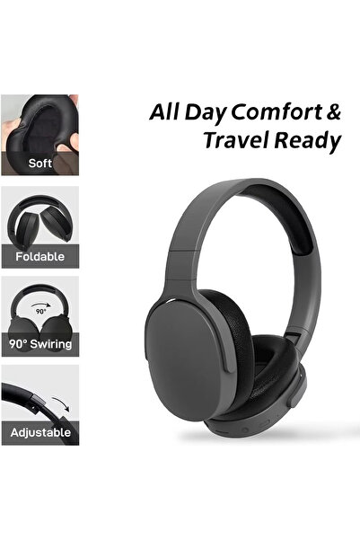 Generic Wireless Bluetooth Headphones Over HIFI Stereo Sports With Earphones Music Player With HD Mic