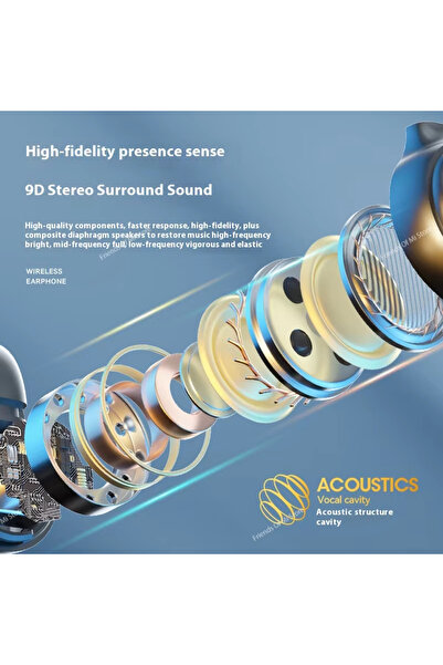 Generic High Quality Bone Conduction Wireless Earphones Bluetooth Noise Reduction Sports Gaming Earphones