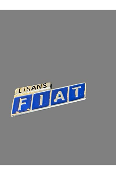 OTO SÜSLEN İSTANBUL Fiat Lisans Metal Arka Bagaj Yazısı 6.5cm