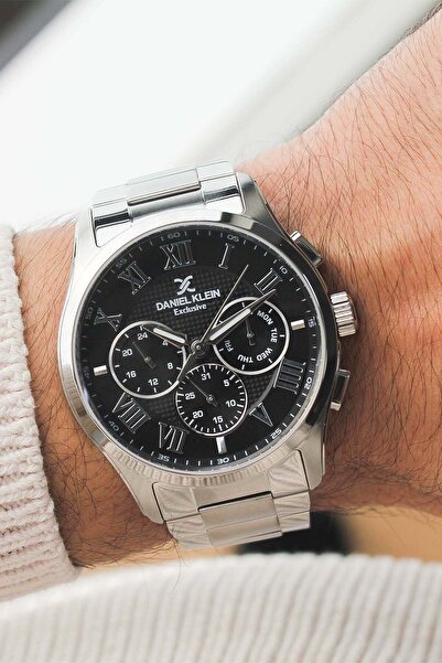 Daniel Klein دك 256390   ساعة يد رجالية بسوار فولاذي