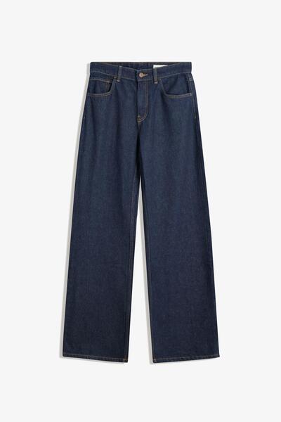 Bershka Geniş paça straight fit jean