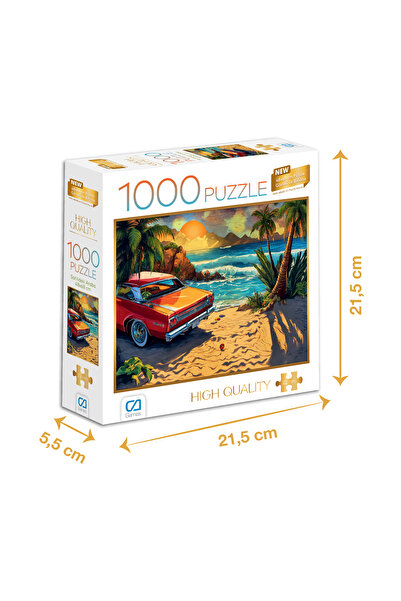 CA Games لغز سيارة على الشاطئ 1000 قطعة