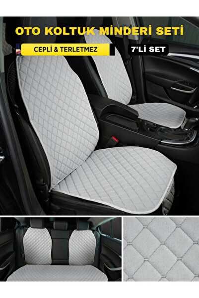 Ecarteks مجموعة وسائد واقية لمقعد السيارة سهلة التركيب من Ecteks مع جيوب مضاد...