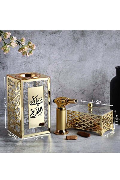 Story of candle An incense burner with a box for storing the incense, bearing the phrase "Congratulations on Graduation," along with Maroki oud and a luxury lighter.