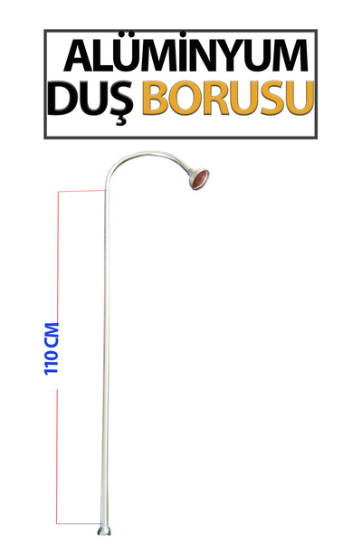 Trendhouse Alüminyum Duş Borusu Banyo Bataryalarına Uygun