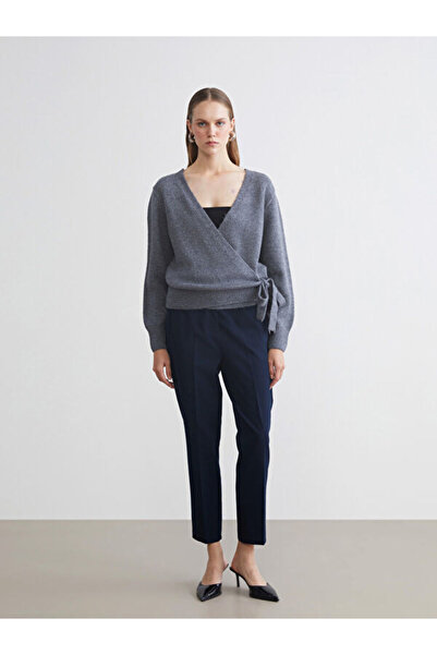 LC Waikiki Double Breasted Collar Women's Knitwear Sweater