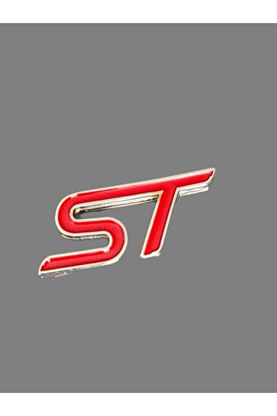 OTO SÜSLEN İSTANBUL ST Metal Arka Bagaj Yazısı 7cm Kırmızı