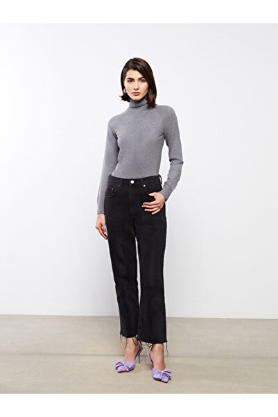 LC Waikiki Turtleneck solid long sleeve women knitwear sweater