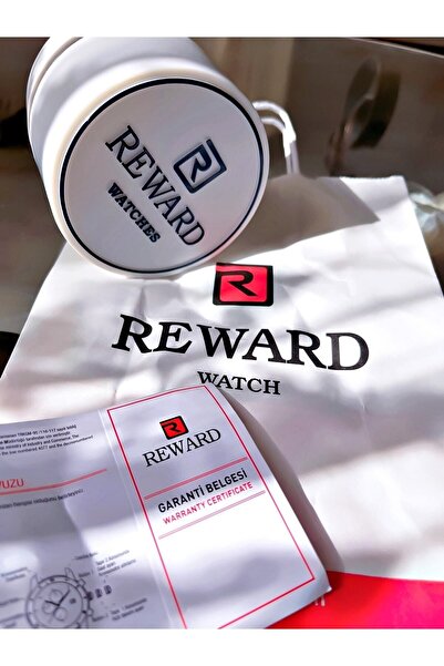 Reward Silver Color Functions Active Steel Strap Men's Wristwatch + BRACELET WITH GIFT