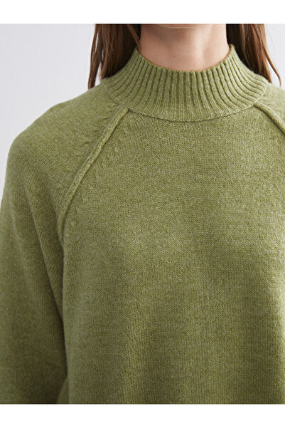 LC Waikiki Γυναικείο πλεκτό πουλόβερ με μισό ζιβάγκο