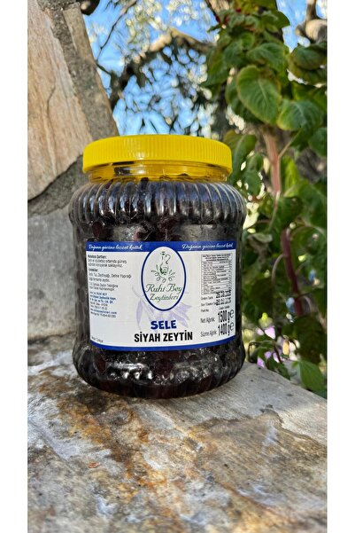 RUHİ BEY ZEYTİNLERİ Siyah Sele Zeytin 1,5 Kg