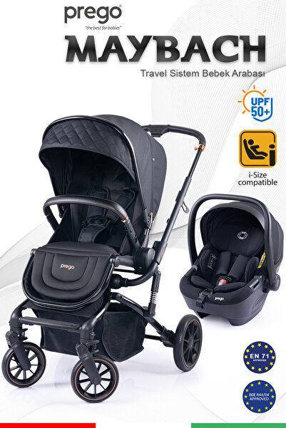 Prego Maybach İ-Size UV Tenteli Travel Sistem Bebek Arabası