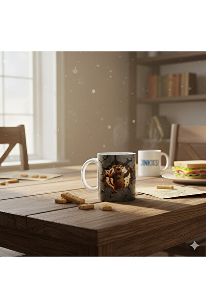 EDESİNG كوب على شكل كلب من شخصيات الرسوم المتحركة