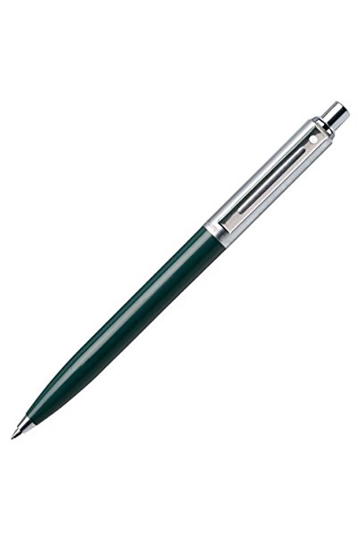 Sheaffer قلم حبر جاف بجسم نصف كروم أخضر