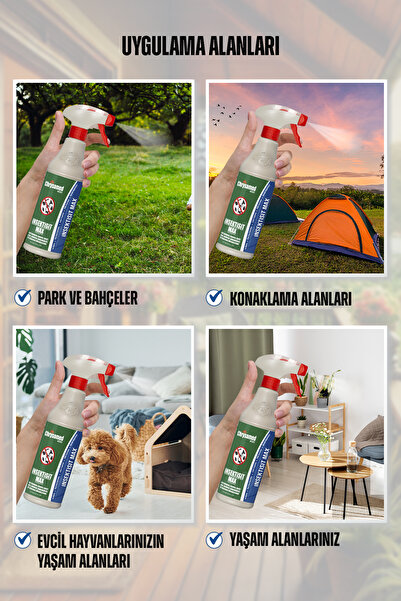 Chrysamed insektisit Max Böcek, Pire, Bit, Tahta Kurusu, Hamamböceği İlacı  500 ml Böcek İlacı