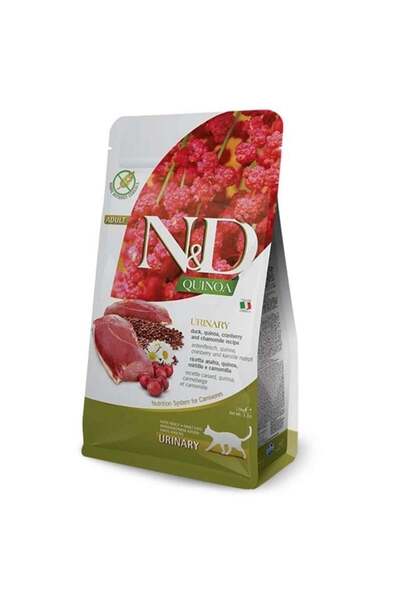 N&D Quinoa Urinary İdrar Yolu Destekleyici Ördekli Kedi Maması 1.5 Kg