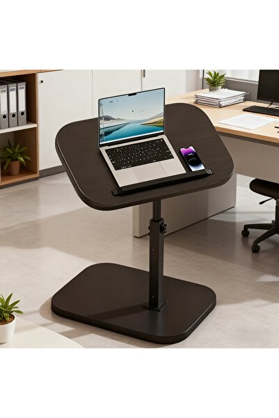 Roam shop C-Shaped Side Table coffee table Multi-Functional for Sofa and Bedside Use, 360° Swivel Feature40*30