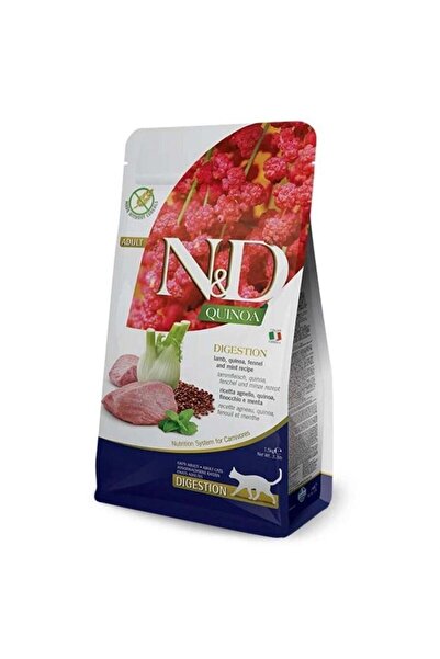 N&D Quinoa Digestion Sindirim Destekleyici Kuzulu Kedi Maması 1.5 Kg