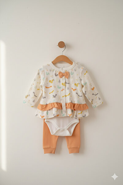 OREVİA KIZ SEVİMLİ SİNCAP TAKIM 3-6-9 AY