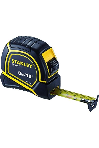 Raco Tylon Short Tape Measure, 5m/16' x 19mm, Yellow/Black
