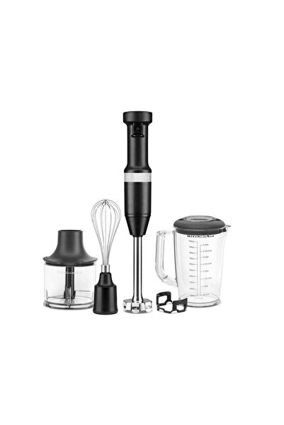 Kitchenaid Aksesuarlı El Blenderi Seti- Black Matte